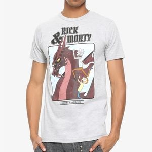 Rick & Morty Train A Dragon Medium Tee